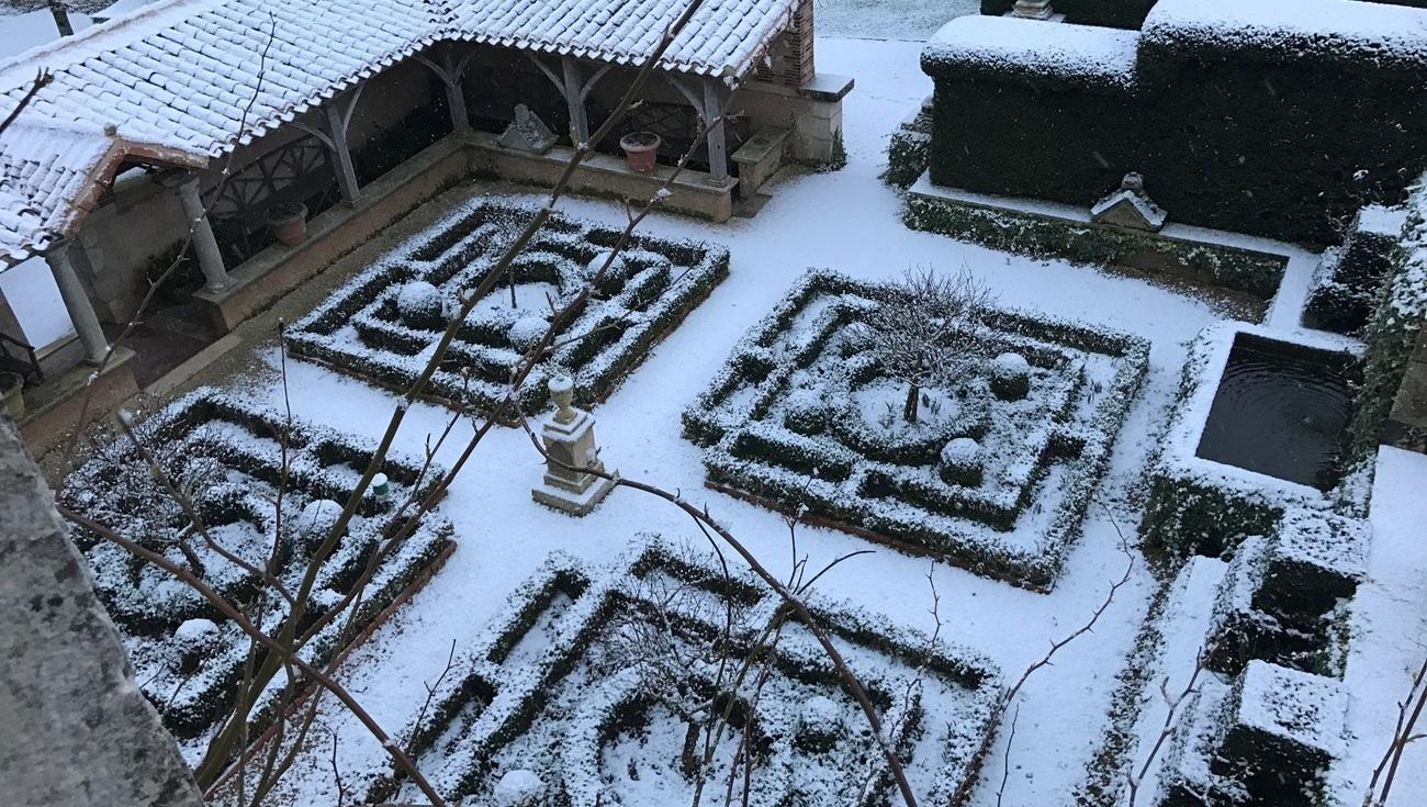 Le Cloître en hiver (© Bruno)