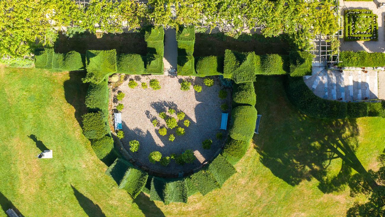 Théâtre de Verdure vu du ciel (© Julien Gazeau)