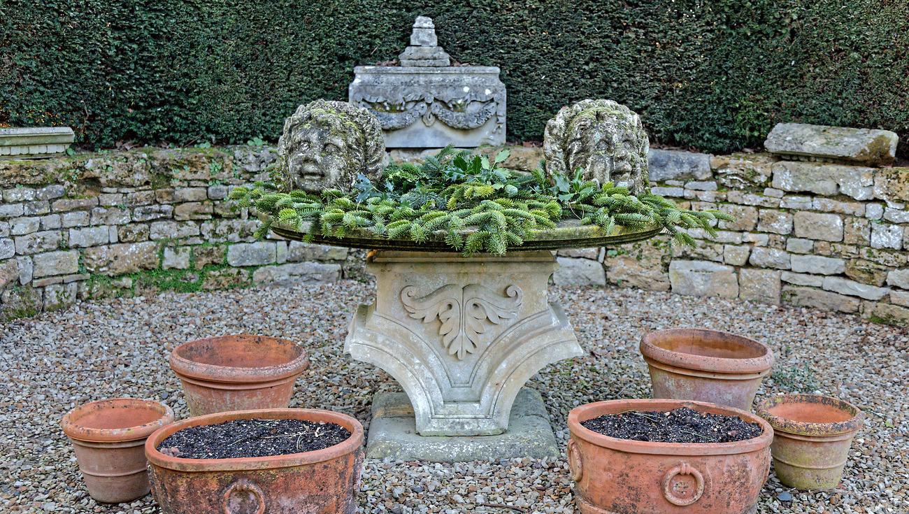 Le Jardin rouge en hiver (© Jacky Jocotton)