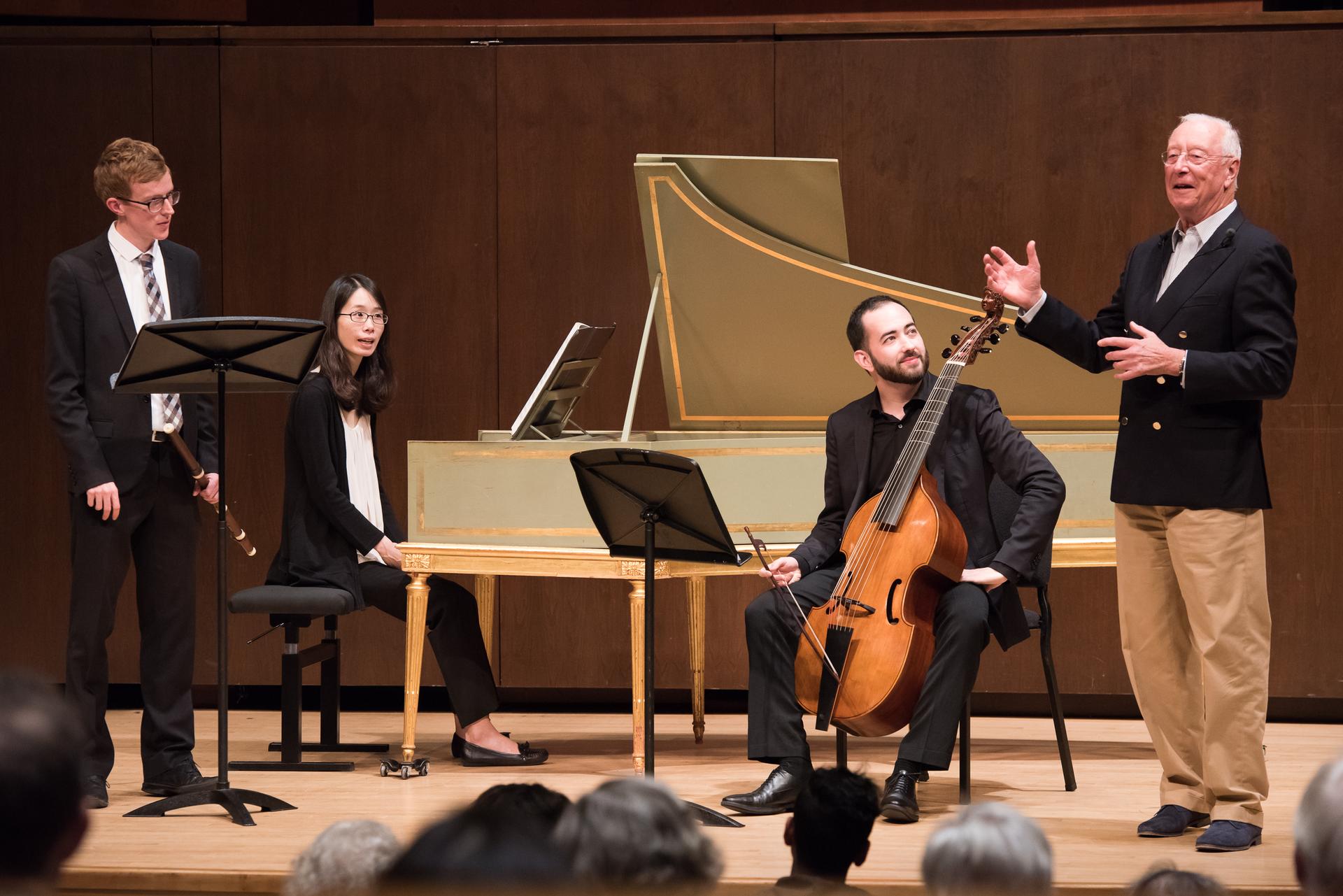 Masterclasse de William Christie à la Juilliard School