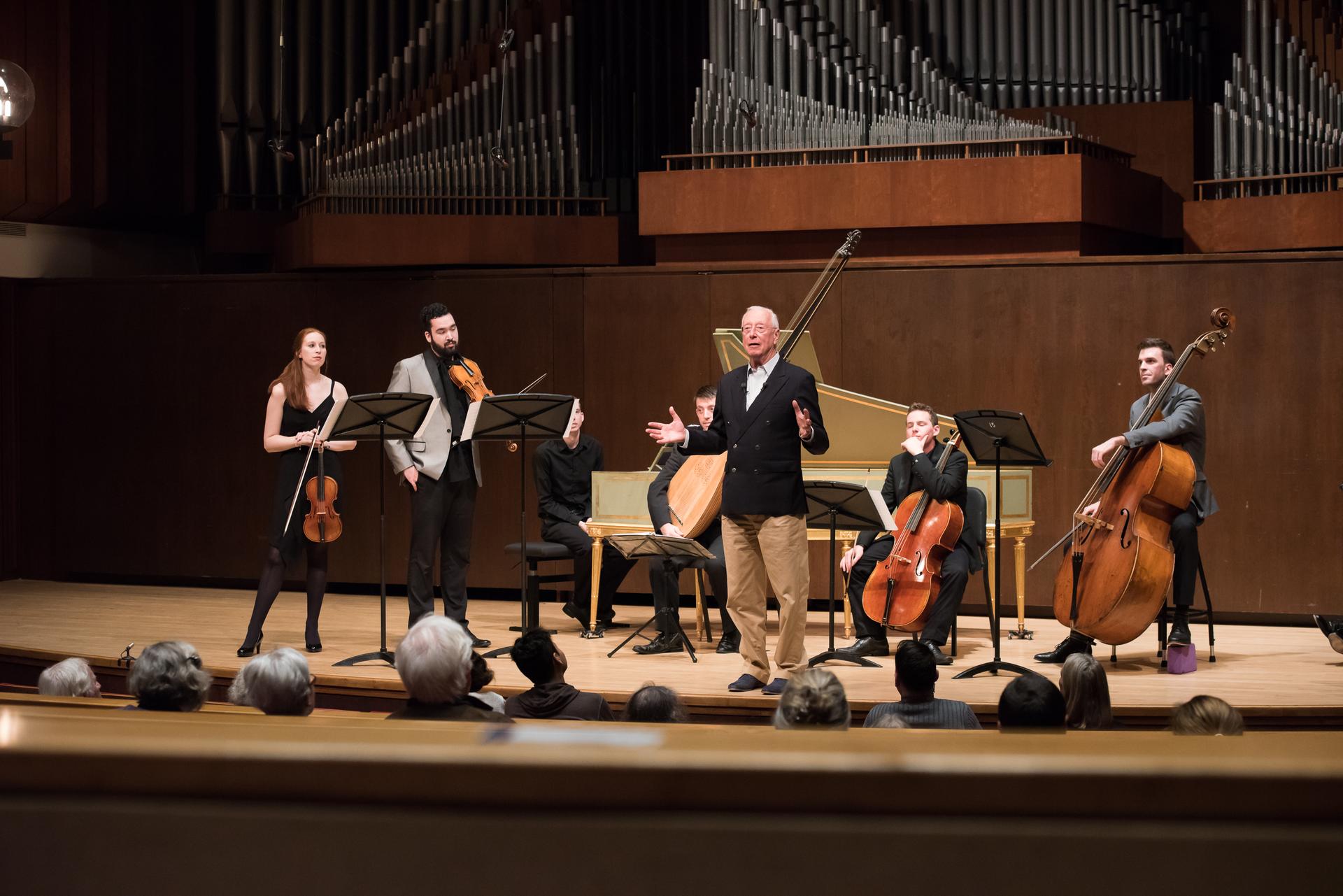 Masterclasse de William Christie à la Juilliard School